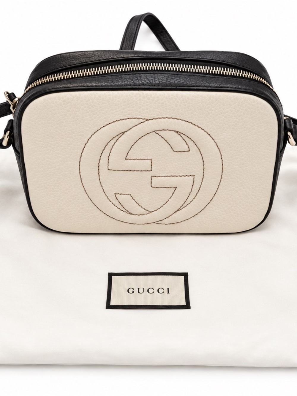 Gucci Cream Soho Crossbody Bag